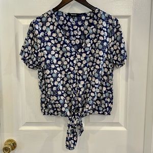 Madewell Floral Top